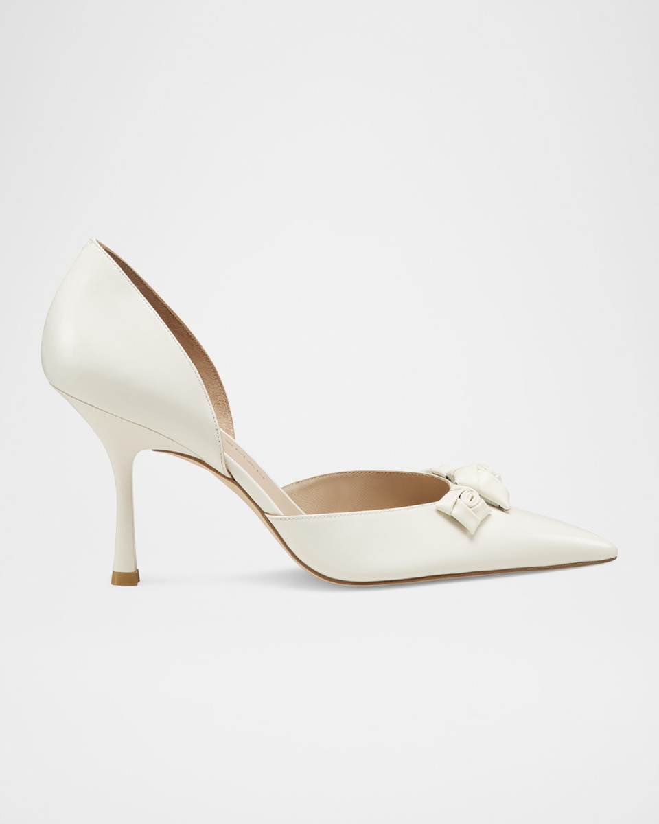 Rosie Pointed Leather Stiletto Pumps